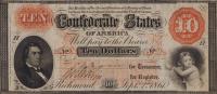 Gallery image for Confederate States of America p23a: 10 Dollars